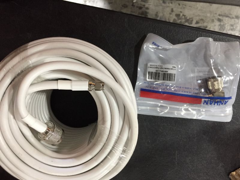 Photo 2 of 100ft 5D-FB Ultra Low Loss Coaxial Cable with N-Male to N-Male Connector for Cell Phone Signal Booster