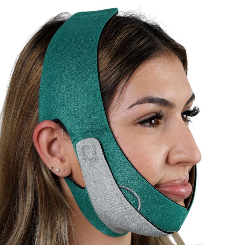 Photo 1 of Face Slimming Double Chin Reducer Strap Chin Slimming Strap Jawline Slimmer V Line Lifting Mask Chin Mask Slimming Belt Chin Strap Mask Face Lifting Neck Firming Face Tightening Mask Chin Slimmer 