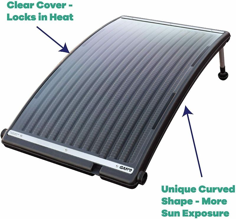 Photo 1 of GAME 4721-BB SolarPRO Curve Solar Pool Heater compatible with Intex and Bestway