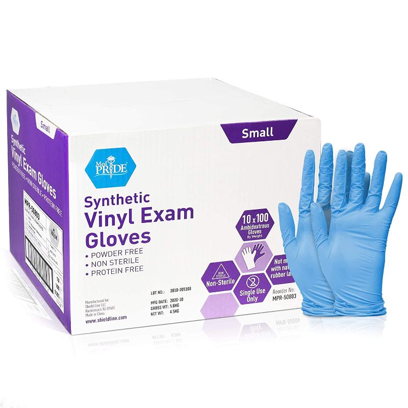 Photo 1 of Medpride Synthetic Nitrile-Vinyl Blend Exam Gloves