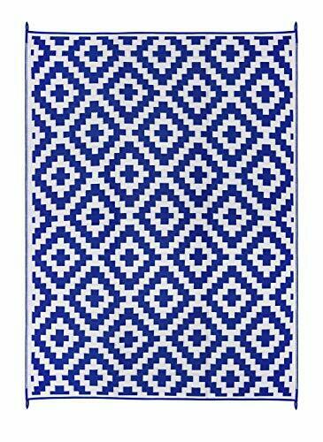 Photo 1 of FH Home Indoor/Outdoor Recycled Plastic Floor Mat/Rug, 9 X 12 FEET