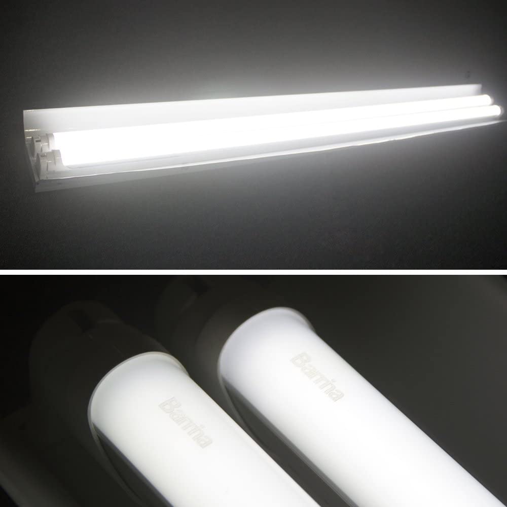 Photo 1 of Barrina  T8 T10 T12 LED Light Tube 8ft 24W 6000K Super Brightness Daylight White, Dual-End Powered, T8 T10 T12 Fluorescent Light Bulbs Replacement, ETL Listed, PACK OF 4
