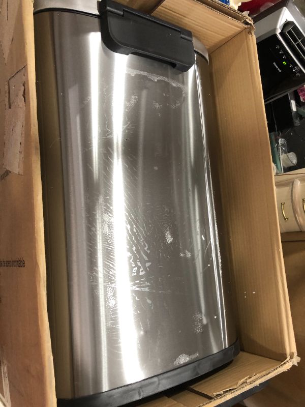 Photo 3 of 50 Liter SoftStep Stainless Steel Kitchen Trash Can
