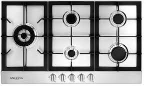 Photo 1 of Ancona 34 in Natural Gas Cooktop with 5 Brass Burners
