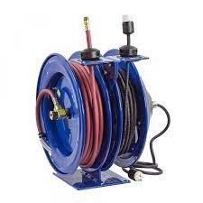 Photo 1 of Cox Reels 3/8" x 50' C-Series 16 GA. Cord Single Receptacle | Air/Electric | C-L350-5016-A
