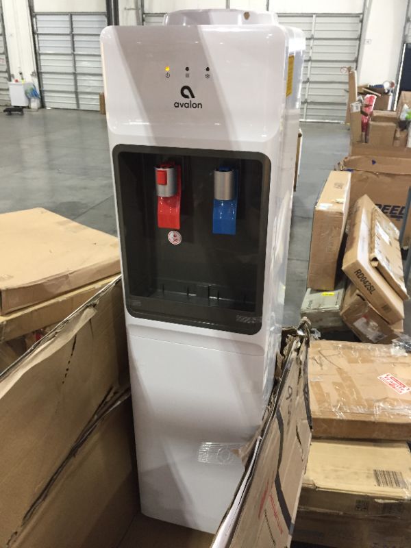Photo 7 of Avalon 3-5 Gallon White Top Loading Hot & Cold Water Cooler Dispenser (A2TLWATERCOOLER)