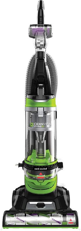 Photo 1 of BISSELL Cleanview Rewind Pet Deluxe Upright Vacuum Cleaner, 24899, Green
