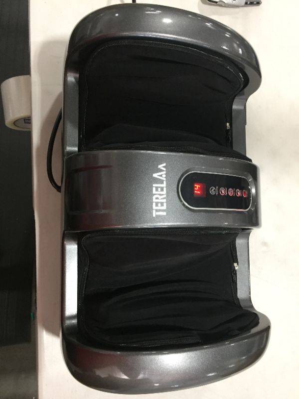 Photo 1 of Foot Massager Machine Shiatsu Foot and Calf/Leg Massager with Heat Deep Kneading Therapy Relieve Foot Pain from Plantar Fasciitis Improve Blood Circulation by TERELAX
