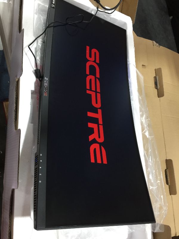 Photo 2 of Sceptre Curved 30" 21:9 Gaming LED Monitor 2560x1080p UltraWide Ultra Slim HDMI DisplayPort Up to 85Hz MPRT 1ms FPS-RTS Build-in Speakers