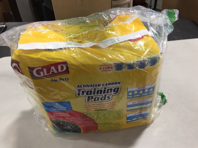 Photo 2 of Glad for Pets Black Charcoal Puppy Pads-New and Improved Puppy Potty Training Pads That ABSORB and NEUTRALIZE Urine Instantly-Training Pads for Dogs