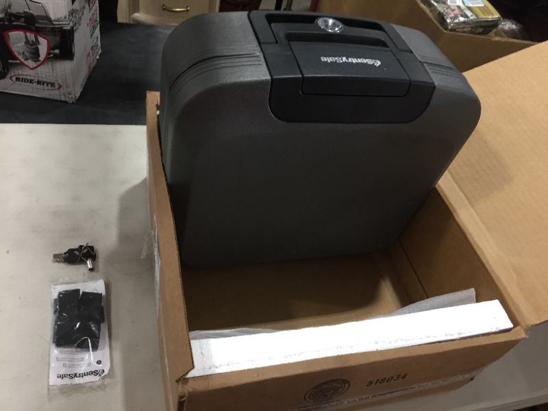 Photo 1 of SentrySafe CHW20221 Fireproof Box and Waterproof Box with Key Lock 0.28 Cubic Feet