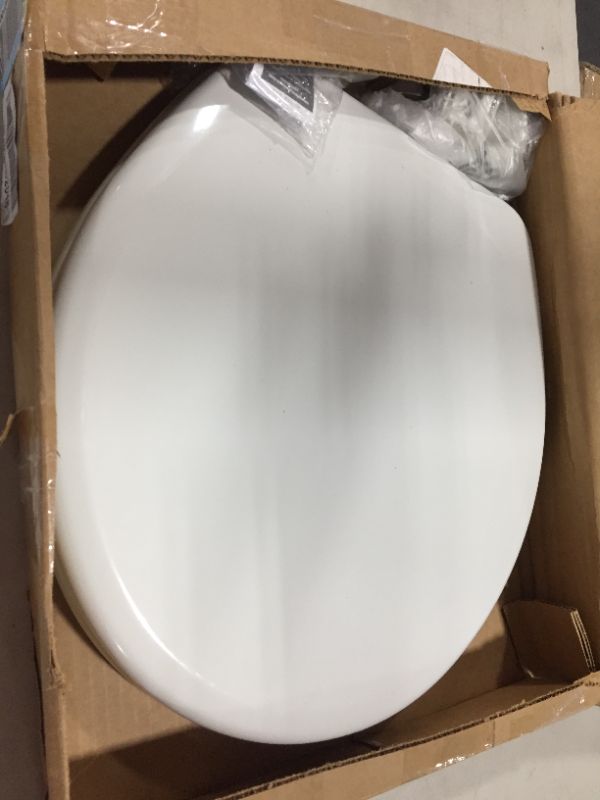 Photo 2 of Mayfair 843SLOW 000 Lannon Toilet Seat Will Slow Close and Never Loosen Durable Enameled Wood