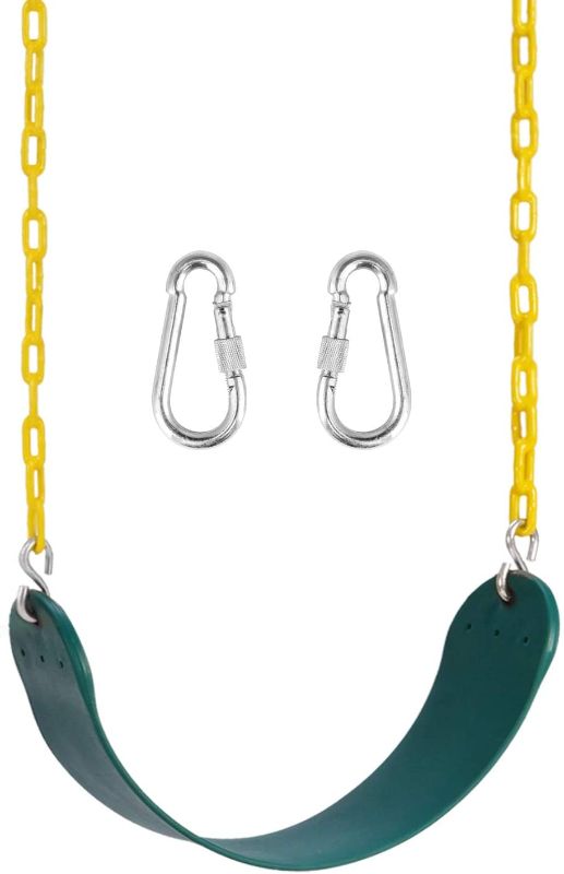 Photo 1 of Heavy Duty Swing Seat Pack of 1- Includes 2 Carabiners
