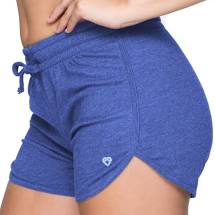 Photo 1 of Colosseum Active Women's Simone Cotton Blend Yoga and Running Shorts (Evening Blue, Medium)