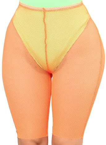 Photo 1 of  Women Sexy Mesh See Through Sheer Swimswear Bikini Cover Up Bottom Shorts---small
