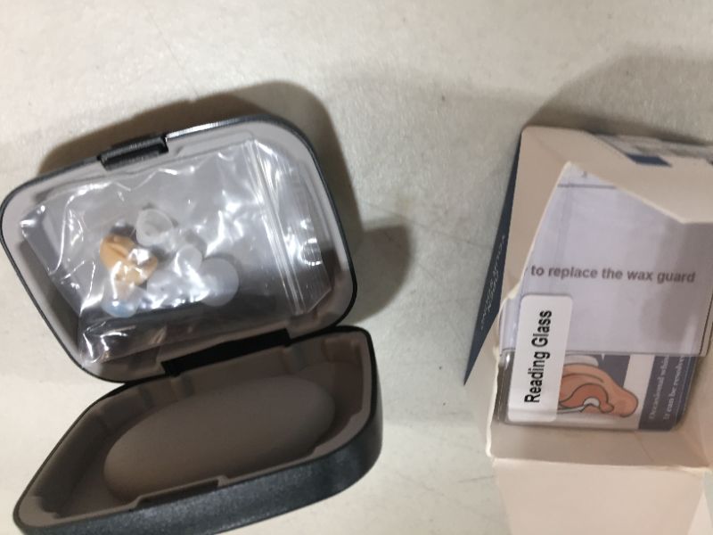 Photo 2 of Hearing Amplifier for Seniors Adults Audiologist Designed CIC Jungle Care Faye PSAP Elderly Hearing Impaired Instrument - Completely Invisible in Ear Canal, Noise Reduction--- left ear
