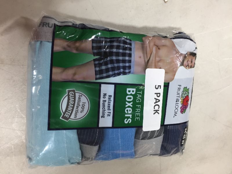 Photo 2 of Fruit of The Loom Men's 4 Pack Extended Size Boxers---xxl