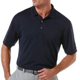 Photo 1 of PGA TOUR Men's Airflux Solid Mesh Short Sleeve Golf Polo Shirt---LARGE
