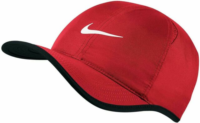 Photo 1 of Nike Womens Featherlight Aerobill Tennis Running Pink Black Hat Cap 679421 657--- 1 SIZE
