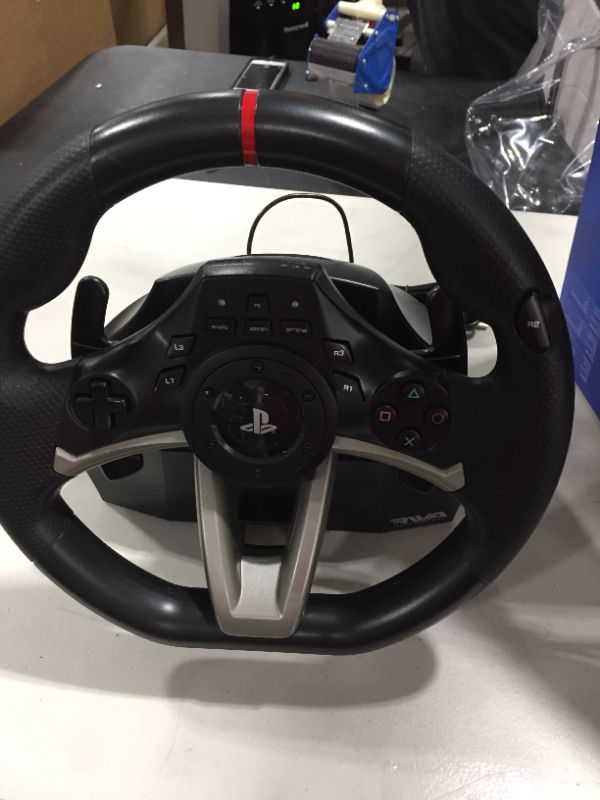 Photo 1 of HORI Racing Wheel Apex for PlayStation 4/3 and PC