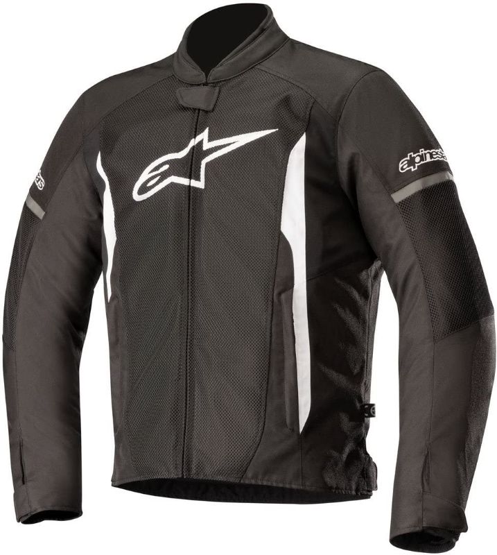 Photo 1 of Alpinestars Men's T-Faster Air Motorcycle Jacket, Black/White, -Large
