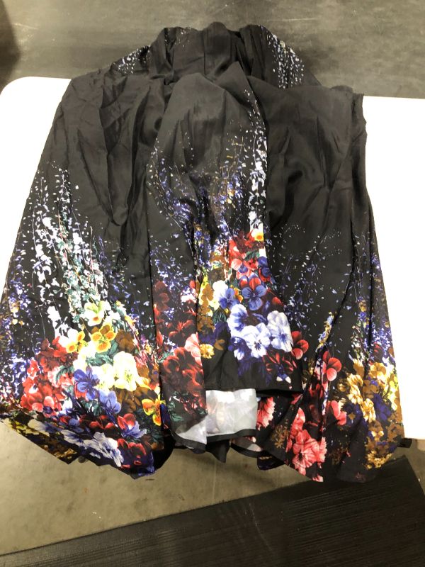 Photo 2 of Black Floral Dress 4XL 