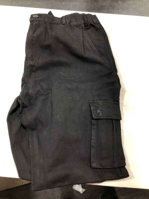 Photo 1 of Black Cargo Pants Size 38