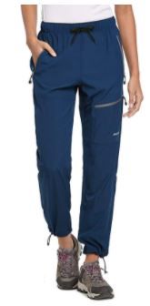 Photo 1 of BALEAF Women's Hiking Cargo Pants Outdoor Lightweight Capris Water Resistant UPF 50 Zipper Pockets 2XL