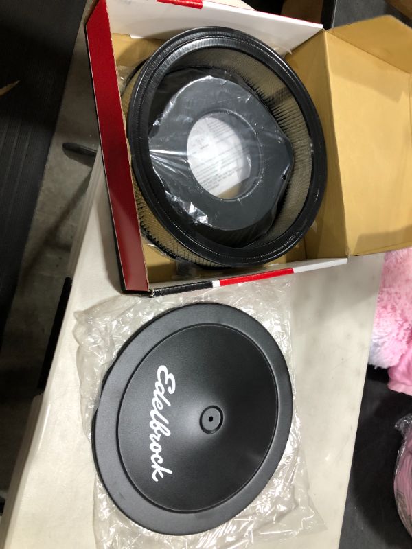 Photo 2 of Edelbrock 1223 Pro-Flo Black Finish 3" Round Air Filter Element with 14" Diameter