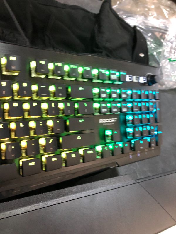 Photo 3 of Vulcan Pro Full-size PC Gaming Keyboard with Linear Optical Titan Switch, RGB Lighting, Aluminum Top Plate and Palm Rest