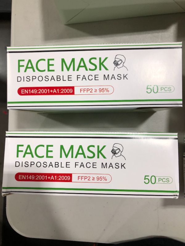 Photo 1 of 100 pcs face mask