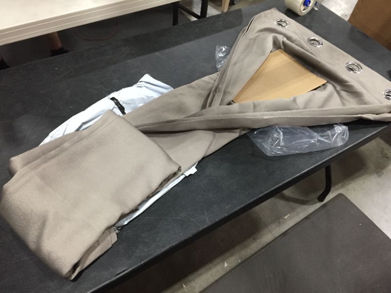 Photo 1 of 52x84 INCHES 2 PIECE CURTAIN SHADES, GREY