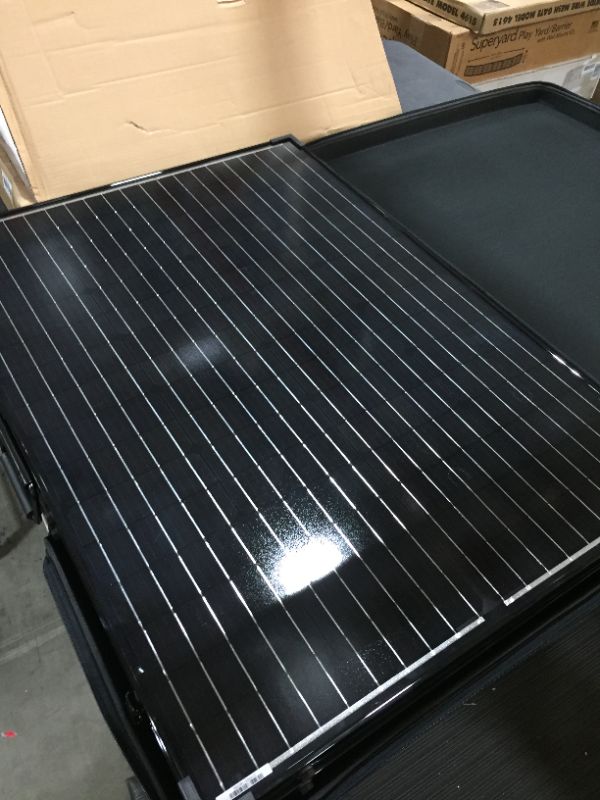 Photo 2 of Renogy 200 Watt Monocrystalline Foldable Solar Suitcase, 200W Panel-20A Controller