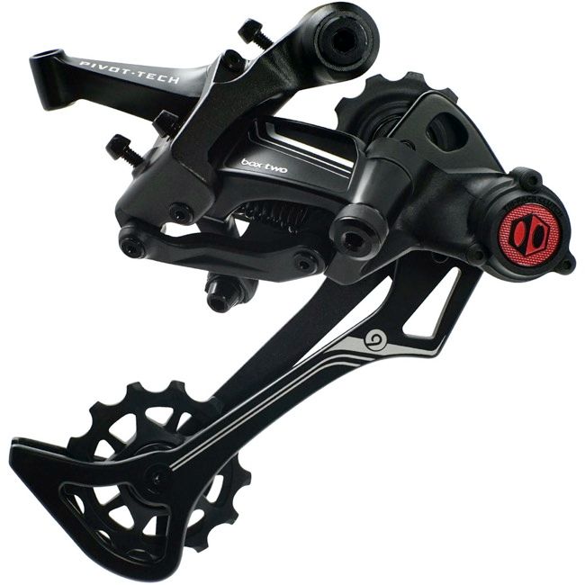 Photo 1 of Box Two Prime 9 X-Wide Rear Derailleur - 9-Speed Long Cage Matte Onyx