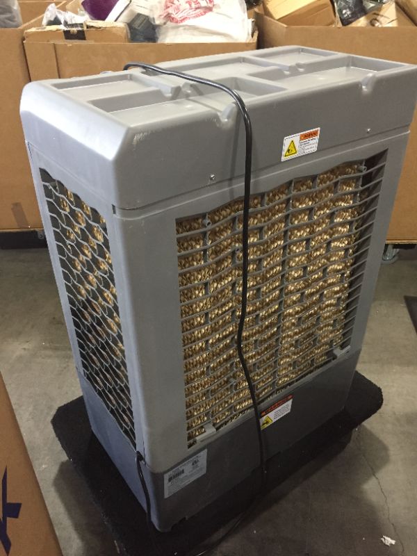 Photo 1 of Hessaire 2,200 CFM 2-Speed Portable Evaporative Cooler, Gray