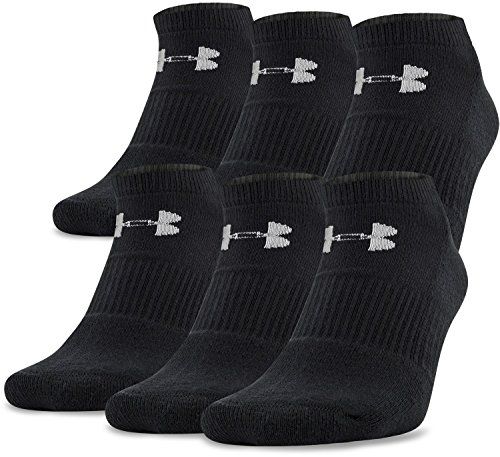 Photo 1 of Under Armour Socks UA Men's Charged Cotton 2.0 No Show 6-Pack Socks