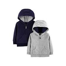 Photo 1 of Simple Joys by Carter's Baby Boys' 2-Pack Fleece Full Zip Hoodies 3/6 MONTH