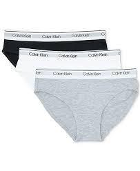 Photo 1 of Calvin Klein Girls' Modern Cotton Bikini Panty 3pack 7/8