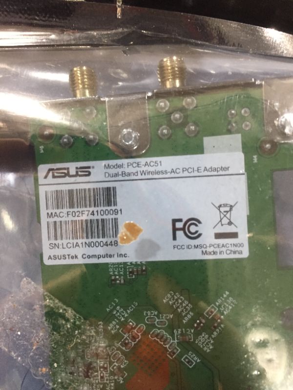 Photo 4 of Asus - PCE-AC51 - Wireless Ac750 PCIe Adapter