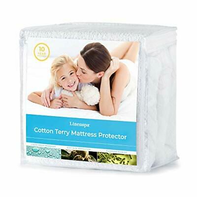 Photo 1 of Linenspa Mattress Protector-Waterproof-Hypoallergenic-Vinyl Free King Cotton
