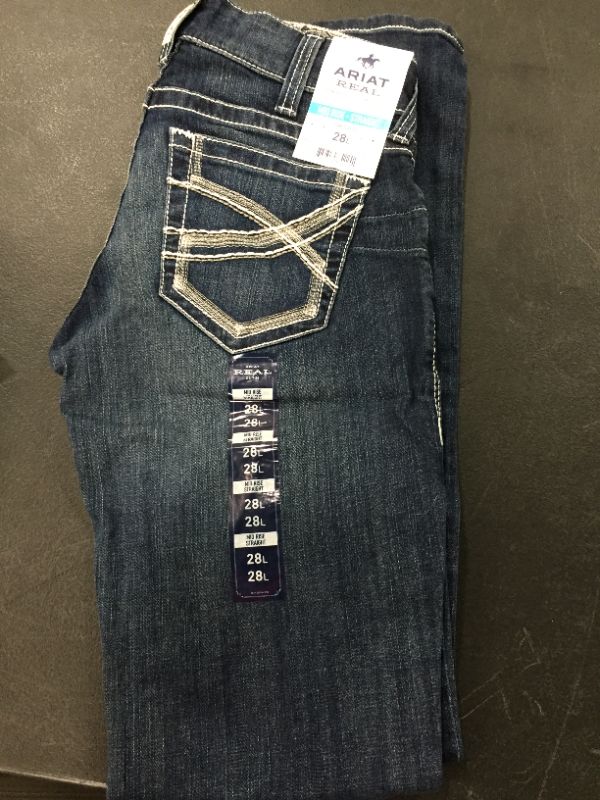 Photo 2 of Ariat Ladies Ivy Straight Jeans (size 28x28)