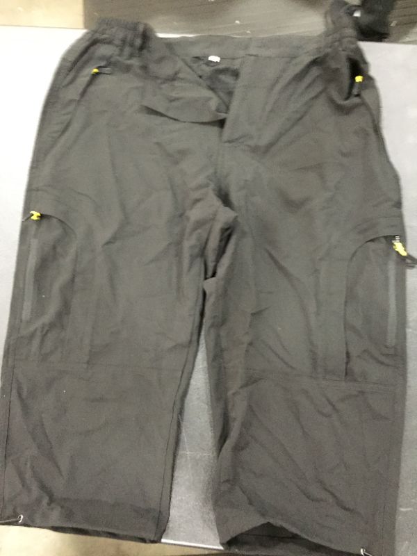 Photo 1 of Black Cargo shorts 90% nylon 10 Spandex (size 34)
