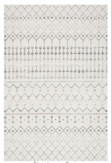 Photo 1 of Blythe Modern Moroccan Trellis Gray 8 ft. x 10 ft. Area Rug