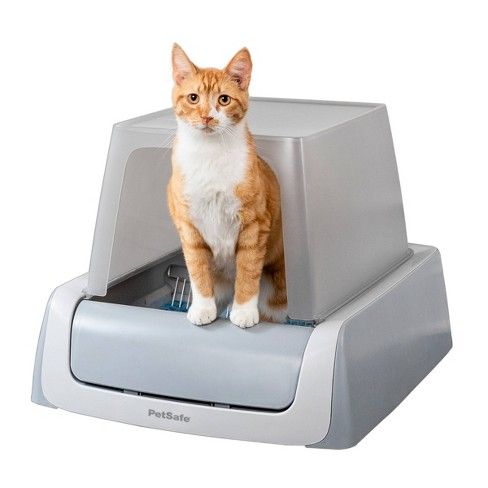 Photo 1 of ScoopFree Covered Automatic Self-Cleaning Cat Litter Box, Gray