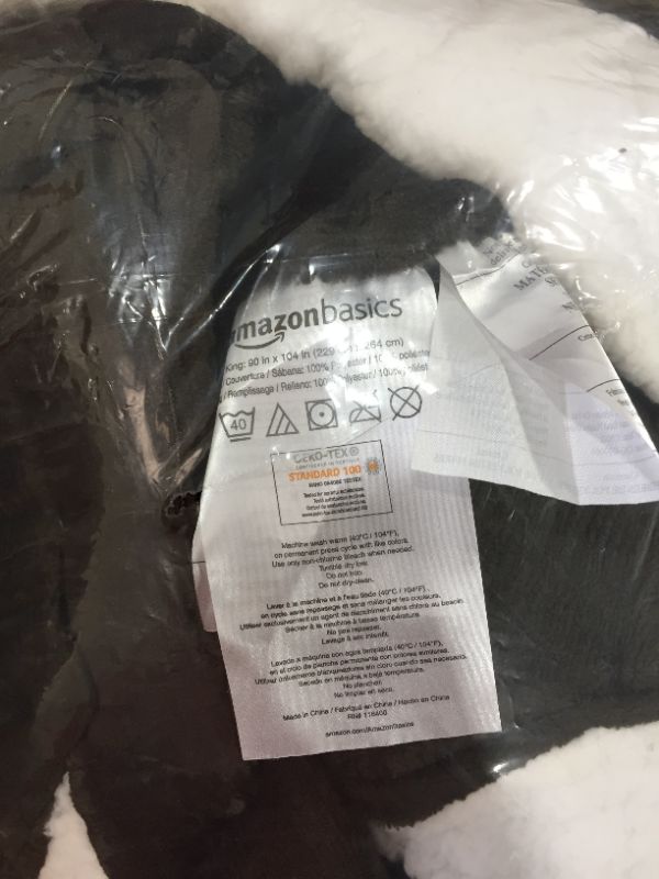 Photo 2 of Amazon Basics Ultra-Soft Micromink Sherpa Comforter