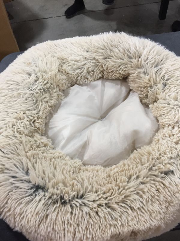 Photo 2 of Best Friends by Sheri The Original Calming Donut Cat and Dog Bed in Shag or Lux Fur, Machine Washable, High Bolster, Multiple Sizes S-XL