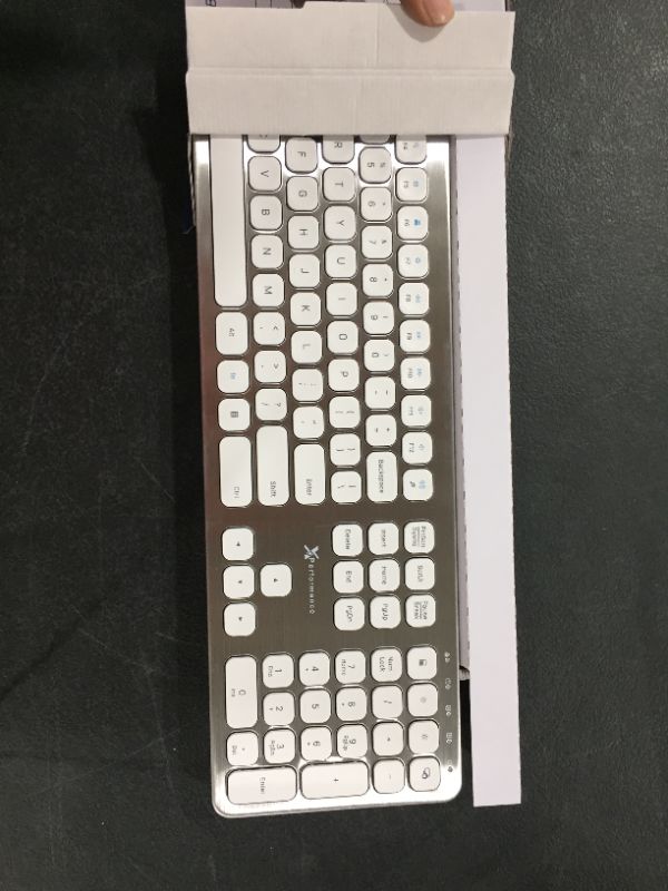 Photo 2 of 110-Key Slim USB Keyboard with 2 USB Ports for PC (X9WWKEYHUB)