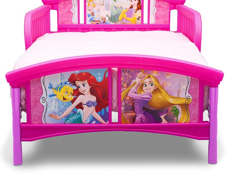 Photo 1 of Delta Children Disney Princess Plastic Toddler Bed