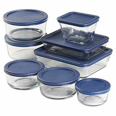 Photo 1 of Anchor Hocking 16 Piece Round and Rectangle Glass Food Storage Containers