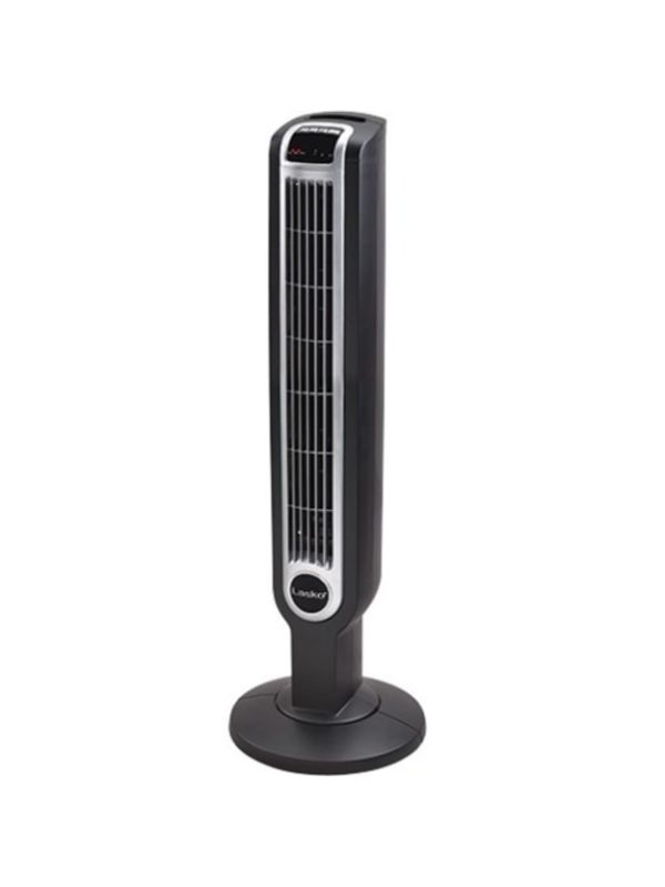 Photo 1 of Lasko® 3-Speed Tower Fan with Remote Control, 36"H x 12"W x 12"D, Black 


